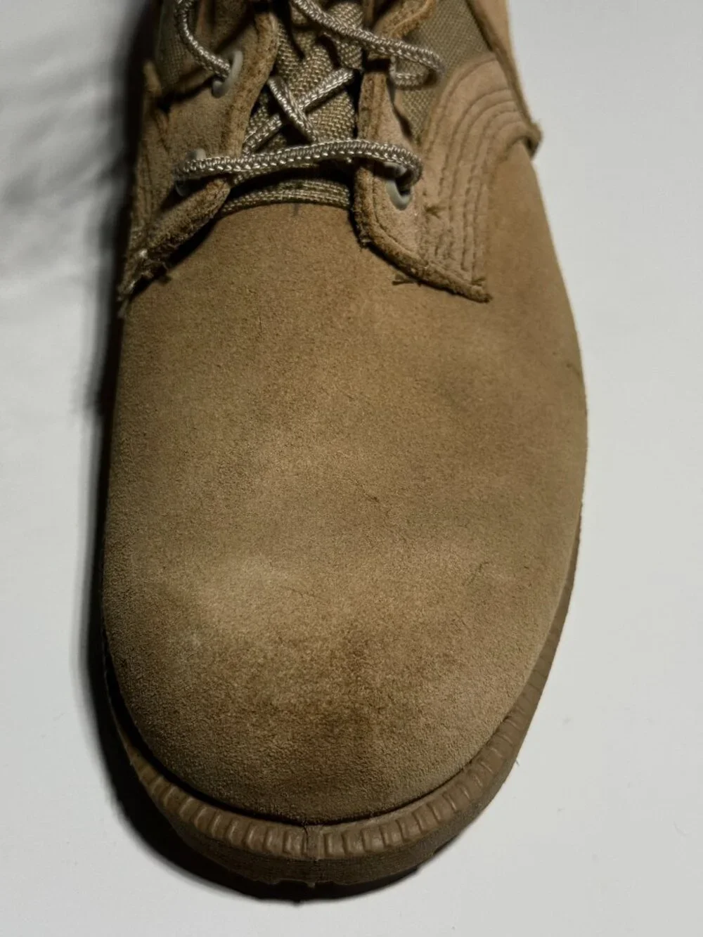 Wellco Hot Weather Combat Army Military Boots 2-5973 Tan Lace Up Size 8 R NEW